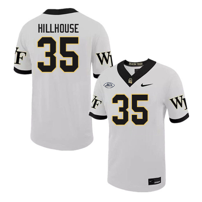 Men-Youth #35 James Hillhouse Wake Forest Demon Deacons 2023 College Football Jerseys Stitched Sale-